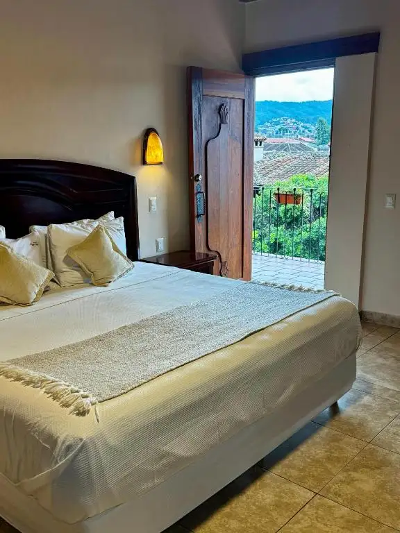 Guest room overlooking San Cristóbal